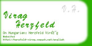 virag herzfeld business card